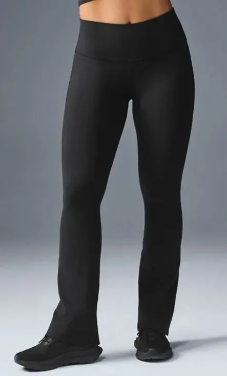 Alo Airbrush High-Waist Bootcut Leggings Black XS
