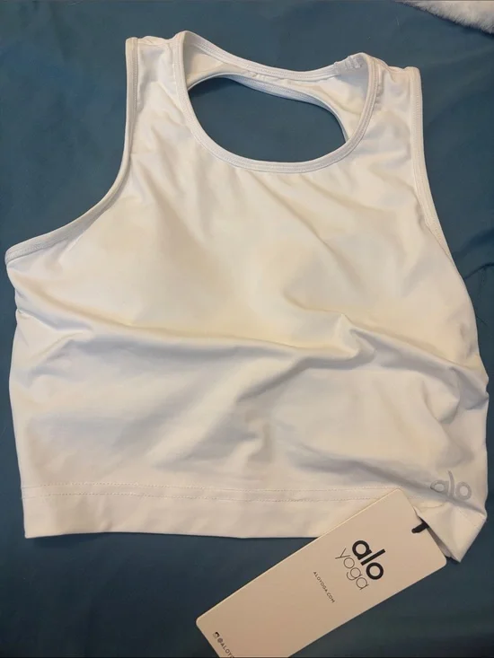ALO  NWT Control Tank Power It Up - White
