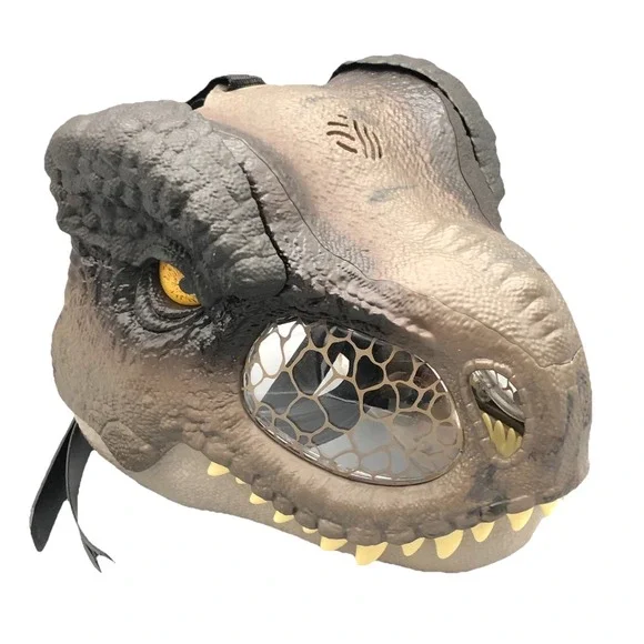 Jurassic World Chomp N Roar Tyrannosaurus Rex Mask‎ Toy Dinosaur Dominion Mattel