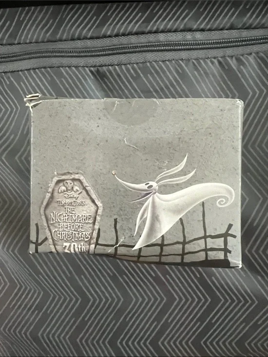 Disney Tim Burton The Nightmare Before Christmas Zero Ghost Box - Gray White