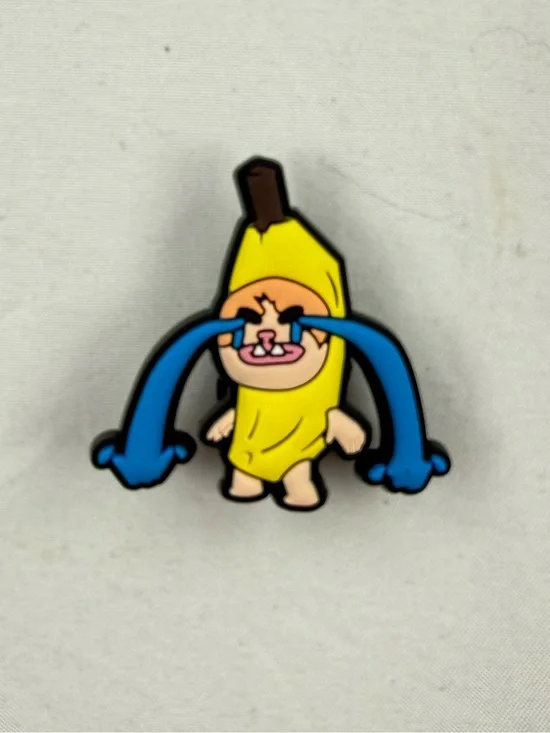 CROCS Yellow Banana Character Shoe Charm