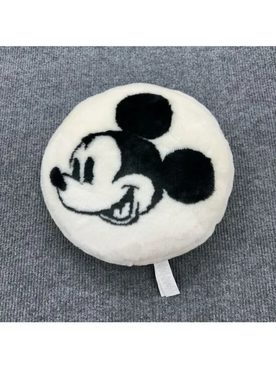 Pottery Barn Disney Mickey Mouse Round Throw Pillow Plush 16