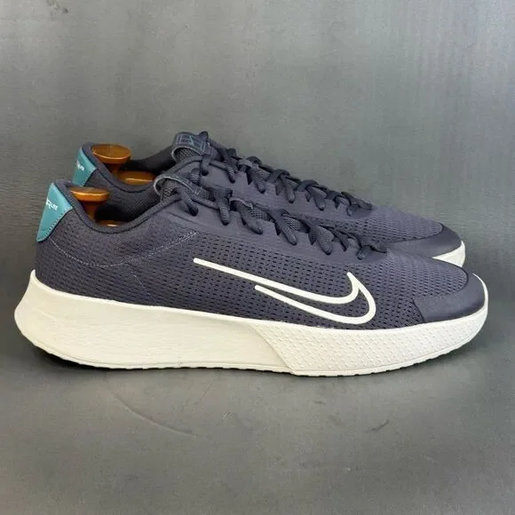 Nike Court Vapor Lite 2 HC Low Gridiron Mineral Teal shoe men’s size 14