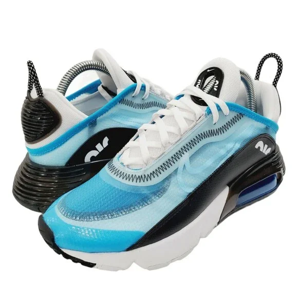 NIKE Shoes AIR MAX 2090 Mens Size 6 Laser Blue Black Running Sneaker CT1091-400