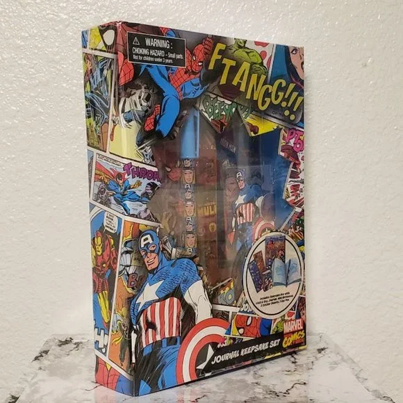Superhero Avengers Journal Notebook Sticke…