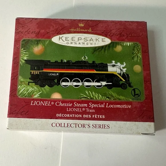 Hallmark‎ Keepsake 2001 Lionel Chessie Steam Special Locomotive Ornament QX6092