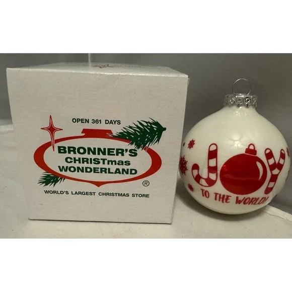Bronners Christmas Wonderland Joy To The‎ World Ornament