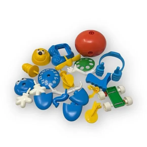 Hasbro Preschool Thing a Ding Dings Vintage Lot of Replacement Parts Pieces 1982