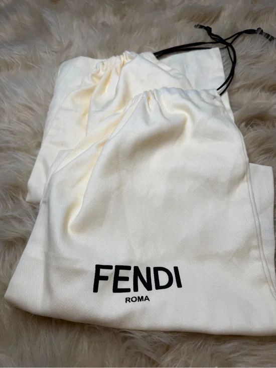 Fendi Cotton Drawstring Dust Bags (set of 2)