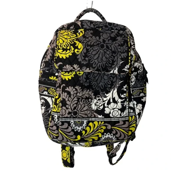 Vera Bradley‎ Quilted Backpack Baroque Retired Pattern Bag Travel Laptop School