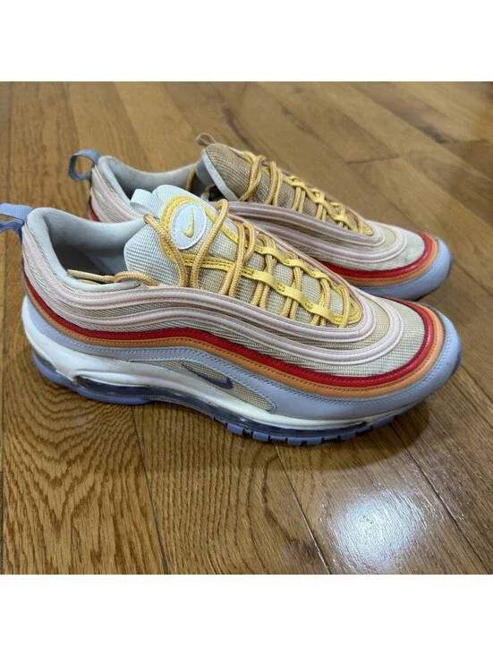 Size US Men’s 11.5 Nike Air Max 97 Football Grey Light Thistle ( Look Every Pic)