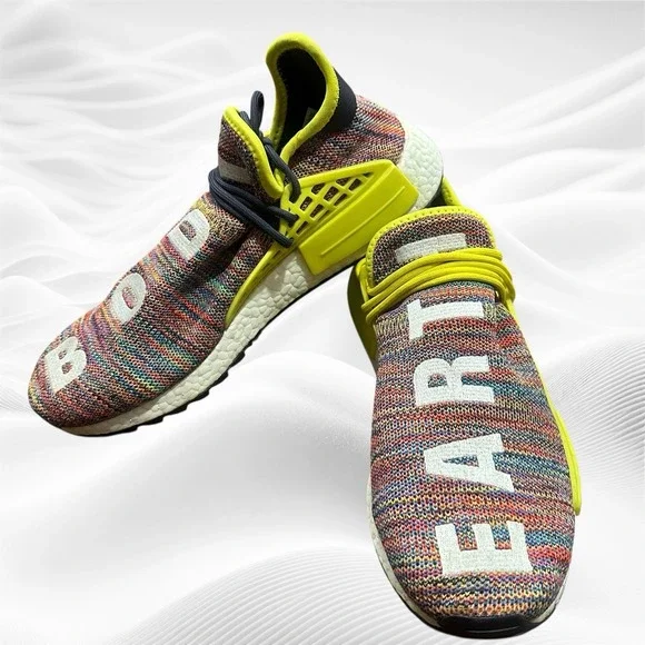 Adidas Human Race NMD Shoe‎ Pharrell Williams Multicolor AC7360  Size 8.5