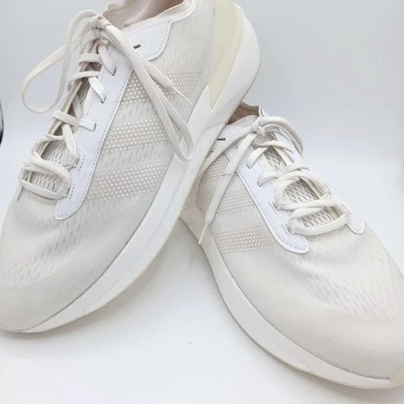 Adidas Running Shoes‎ Mens Size 14 White Athletic Mesh Bounce Reflective HP5972