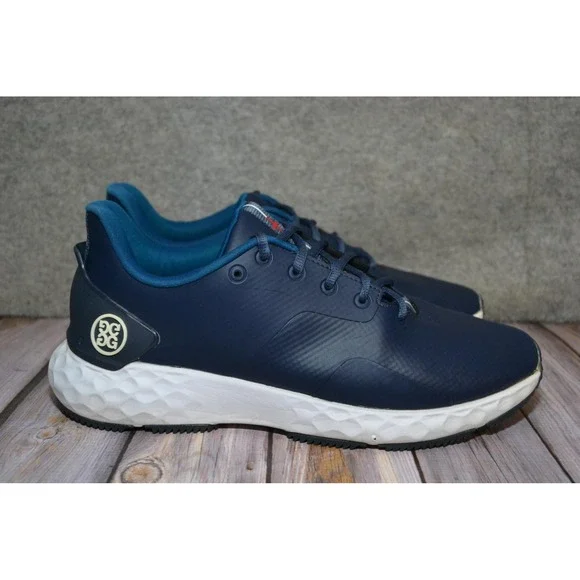 G/FORE MG4+ Golf‎ Shoes Mens Size 9 Blue Navy Spikeless Sneakers G4MF20EF26