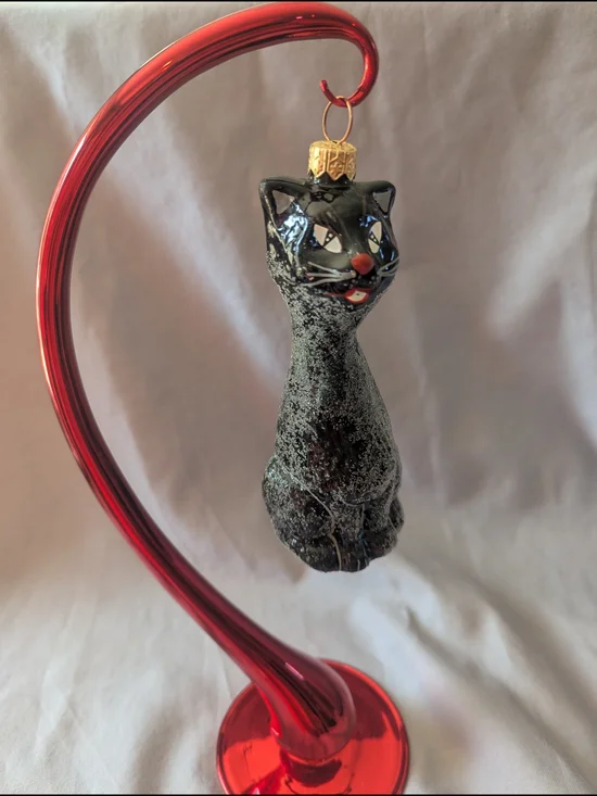 Christopher Radko Sabrina #97-1990-0 Black Cat Ornament Halloween