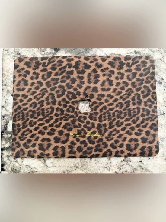 Heaven Mayhem Leopard Print VITTO MacBook Air 13” Size 1 Case New