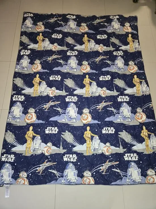 Pottery Barn Kids Star Wars Twin Comforter Reversible BB8, C3P0, R2D2