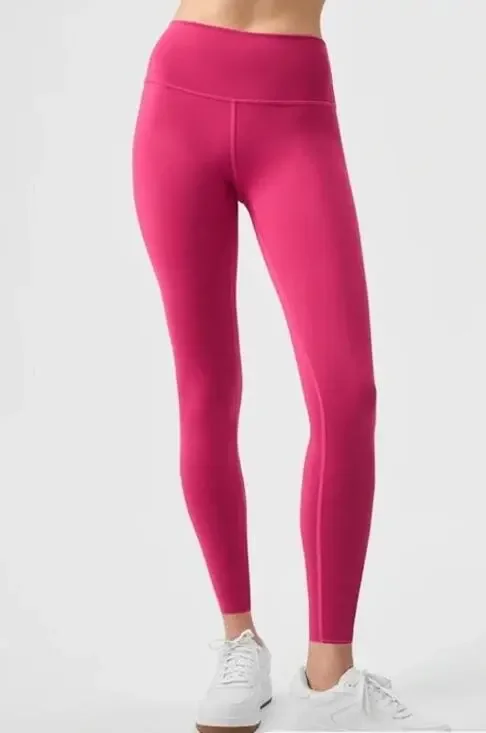 Alo 7/8 High Waist Airlift Leggings in Summer Crush Pink XS