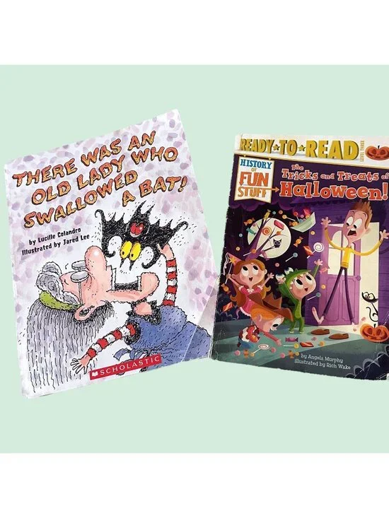 There Was An Old Lady Who Swallowed a Bat and The Tricks and Treats of Halloween