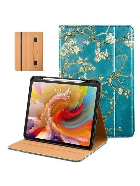 DTTO Premium Leather Business Folio Stand Cover for iPad Pro 13 inch M5/M4