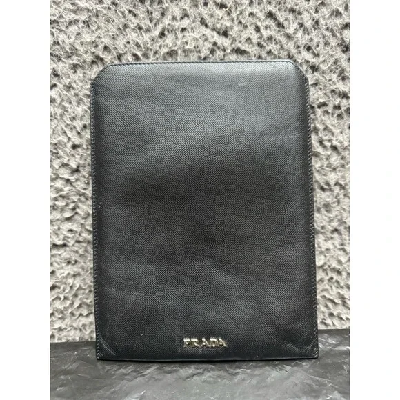 Prada Milano iPad Mini Case‎ Saffiano Leather Black 6 x 8