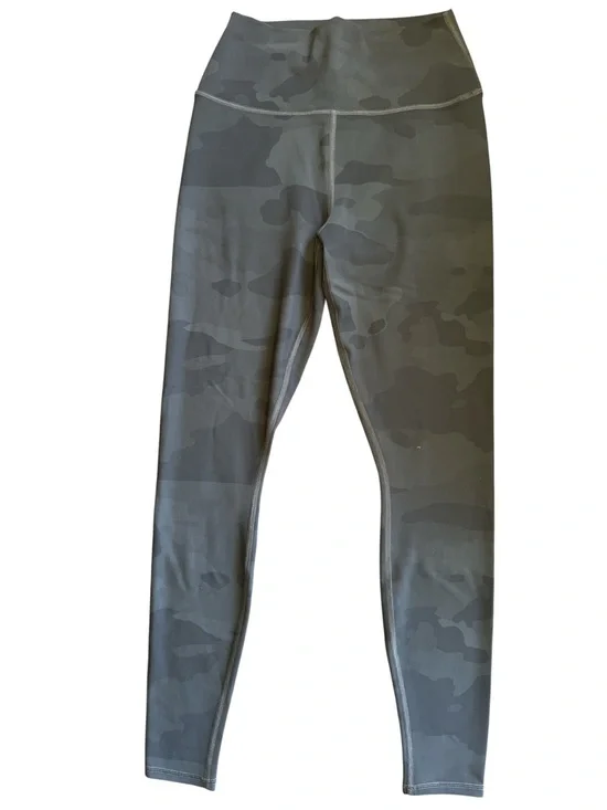 Alo Dark Gray Camo High-Waist Leggings