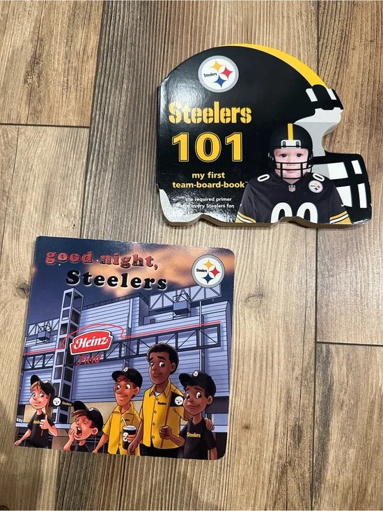 Pittsburgh Steelers 101 & Goodnight Steelers bundle Children’s Board Book)