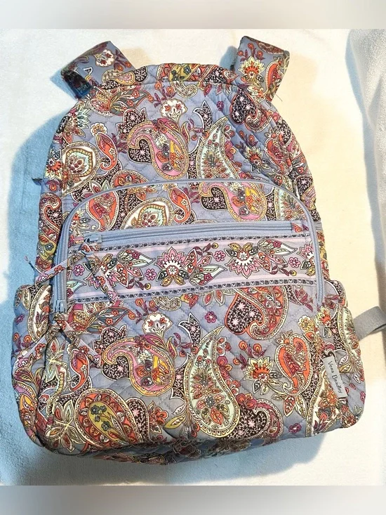 Vera Bradley campus backpack Provence Paisley pattern