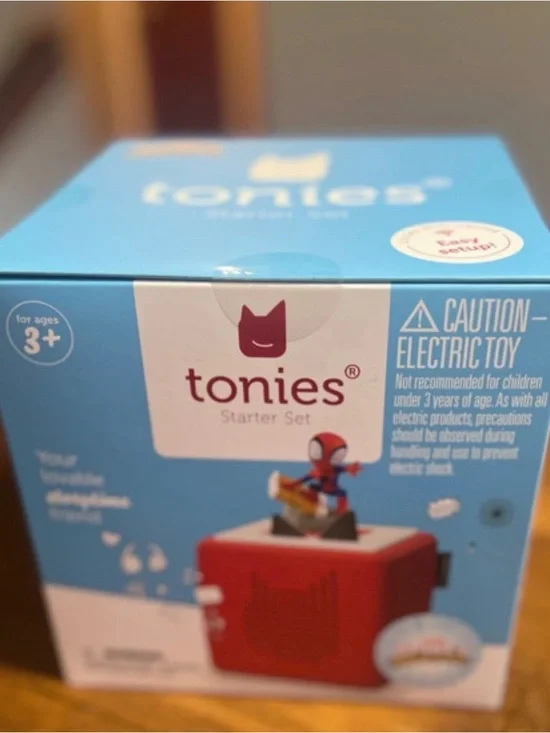 Red Spiderman Toniebox 1 - New - Spidey Tonie and Charger included - Kids Toy