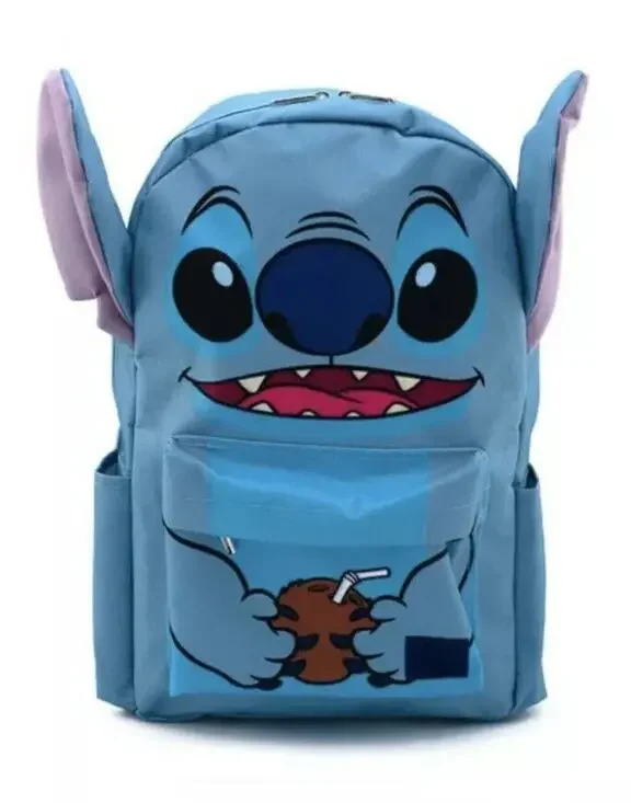 Loungefly Disney Stitch Full Size Nylon Backpack Ears Coconut New NO TAGS Large