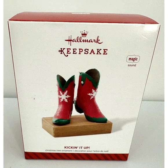 HALLMARK KEEPSAKE ORNAMENT 2014 MAGIC‎ SOUND KICKIN IT UP