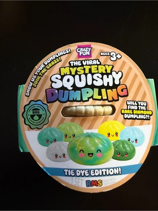 New Viral Mystery Squishy Viral Tie Dye Dumpling Crazy Fun RMS Squeeze Diamond