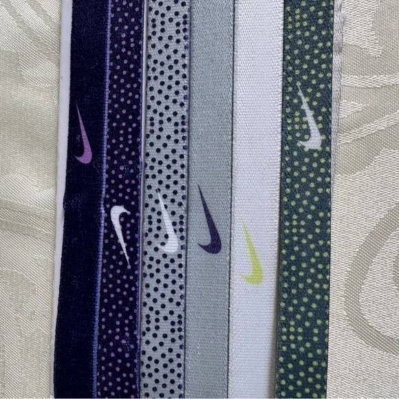 Nike Multicolor Head bands Purple, Gray, Green