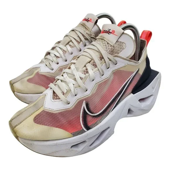 NIKE Shoes ZOOMX VISTA GRIND Womens Size 7 White BRIGHT CRIMSON Run BQ4800-100