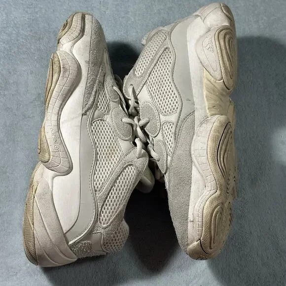 Adidas Yeezy 500 Stone Salt Mens 10.5 ID1600 Retro Puff Cloud Sneakers Kanye