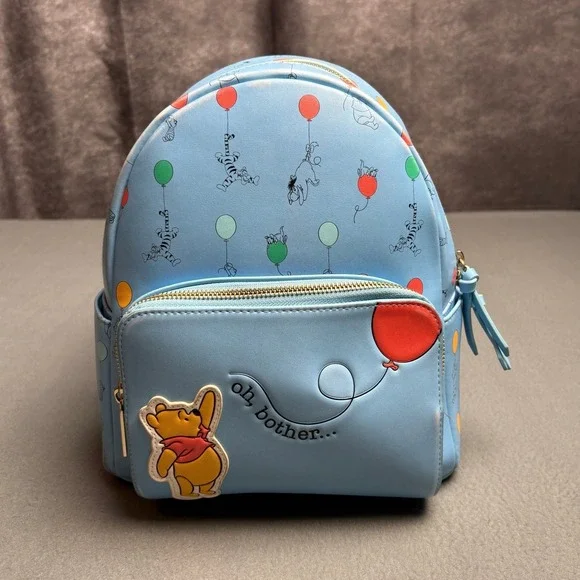 Danielle Nicole Disney Winnie the Pooh Oh Bother Balloon Mini Backpack Blue