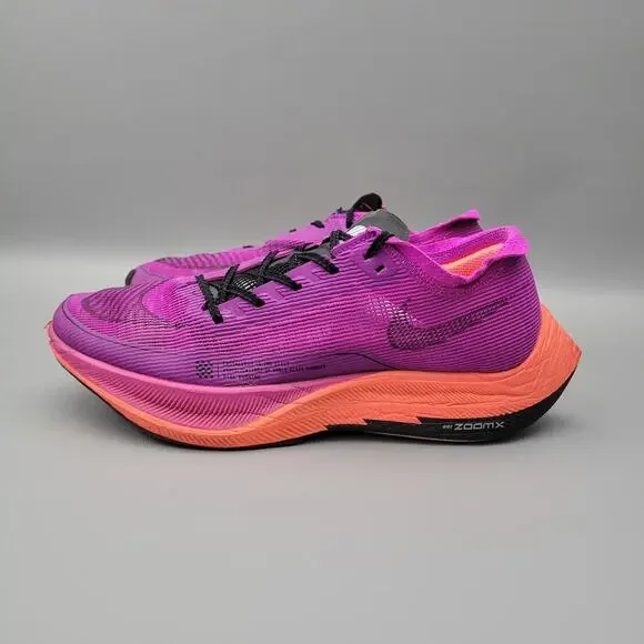 Nike ZoomX Vaporfly Next% 2 Shoes Womens 10.5 Purple Running Sneakers CU4123-501