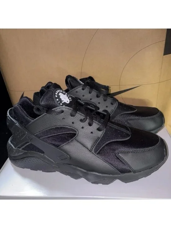 NEW Nike By You Air Huarache Triple Black White FD9781-900 Men's Size 11.5