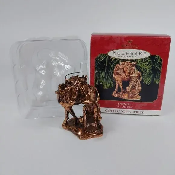 Hallmark Ornament The Old West‎ Prospector ~ Gold Mining 2nd 2 in Series 1999