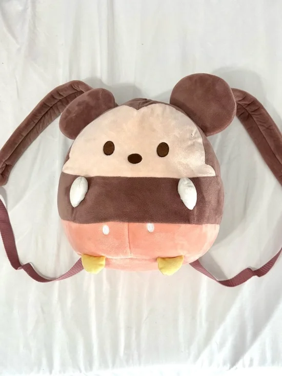Disney Pastel Mickey Mouse Kawaii Plush Backpack