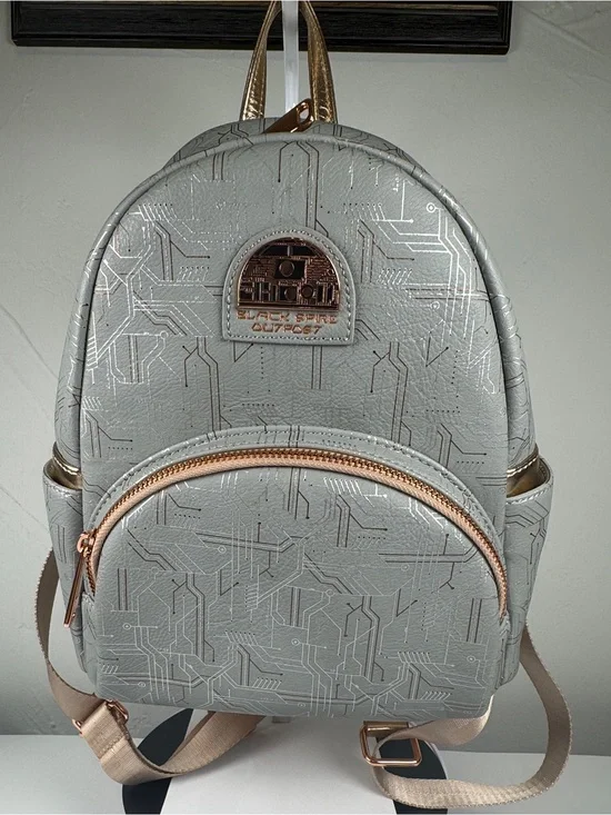 Loungefly Disney Star Wars Droid Backpack with Rose Gold Accents