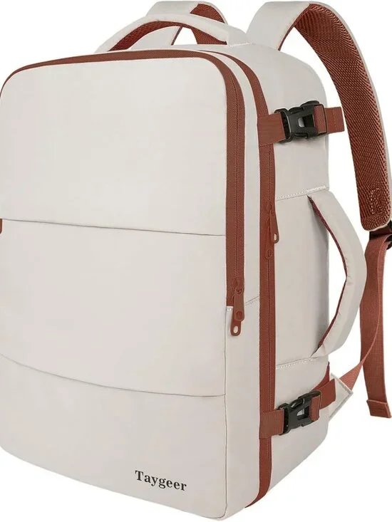 Stylish Women's College Backpack with Laptop Compartment & Shoe Pouch, 35L