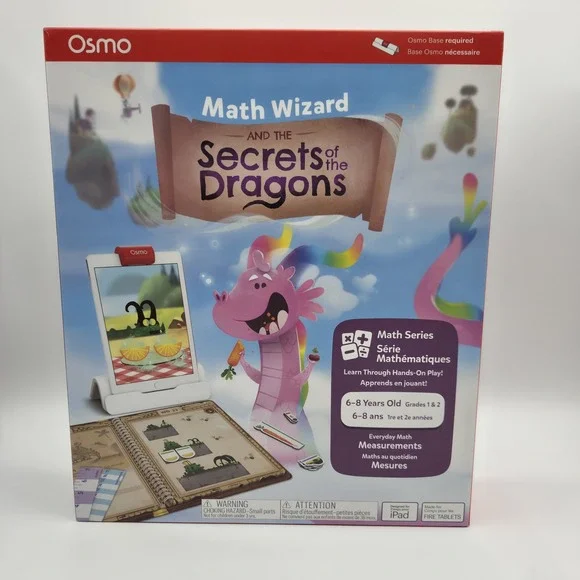 NIB Osmo Math Wizard and the Secrets of the Dragons‎ Measurement Game Ages 6-8