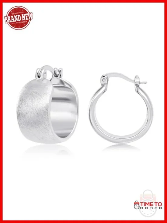 Small Hypoallergenic Hoop Earrings with S925 Silver Posts