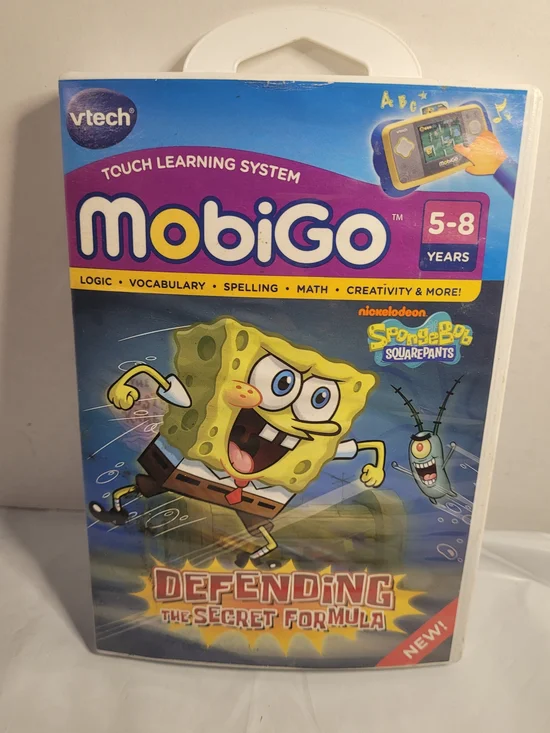 VTech MobiGo SpongeBob Defending The Secret Formula - Blue Learning Game