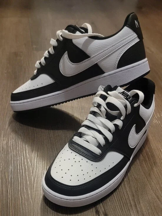 Nike Black and White Low-Top Sneakers