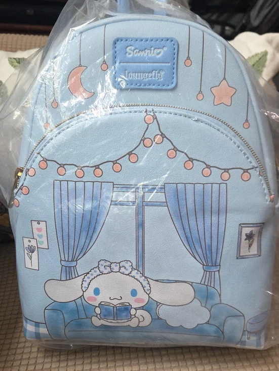 NWT Sanrio Loungefly Cinnamoroll Blue Backpack