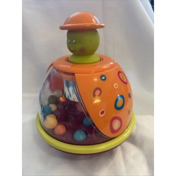 B Toys Poppitoppy Ball Popper‎ Toy - Top Spinning Toys for Toddlers Excellent!