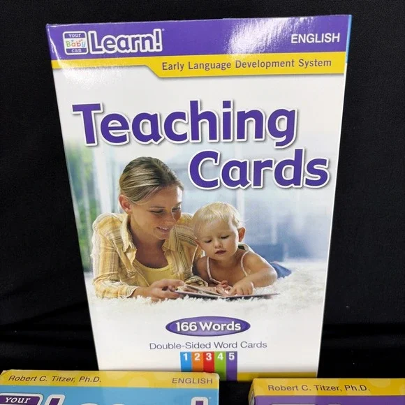 Your Baby Can Learn! Teaching‎ Cards 166 Words Double-Sided by Robert Titzer