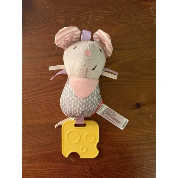 Skip Hop Mouse Cheese Toy Musical Tummy Infant‎ Developmental Fine Motor Skill